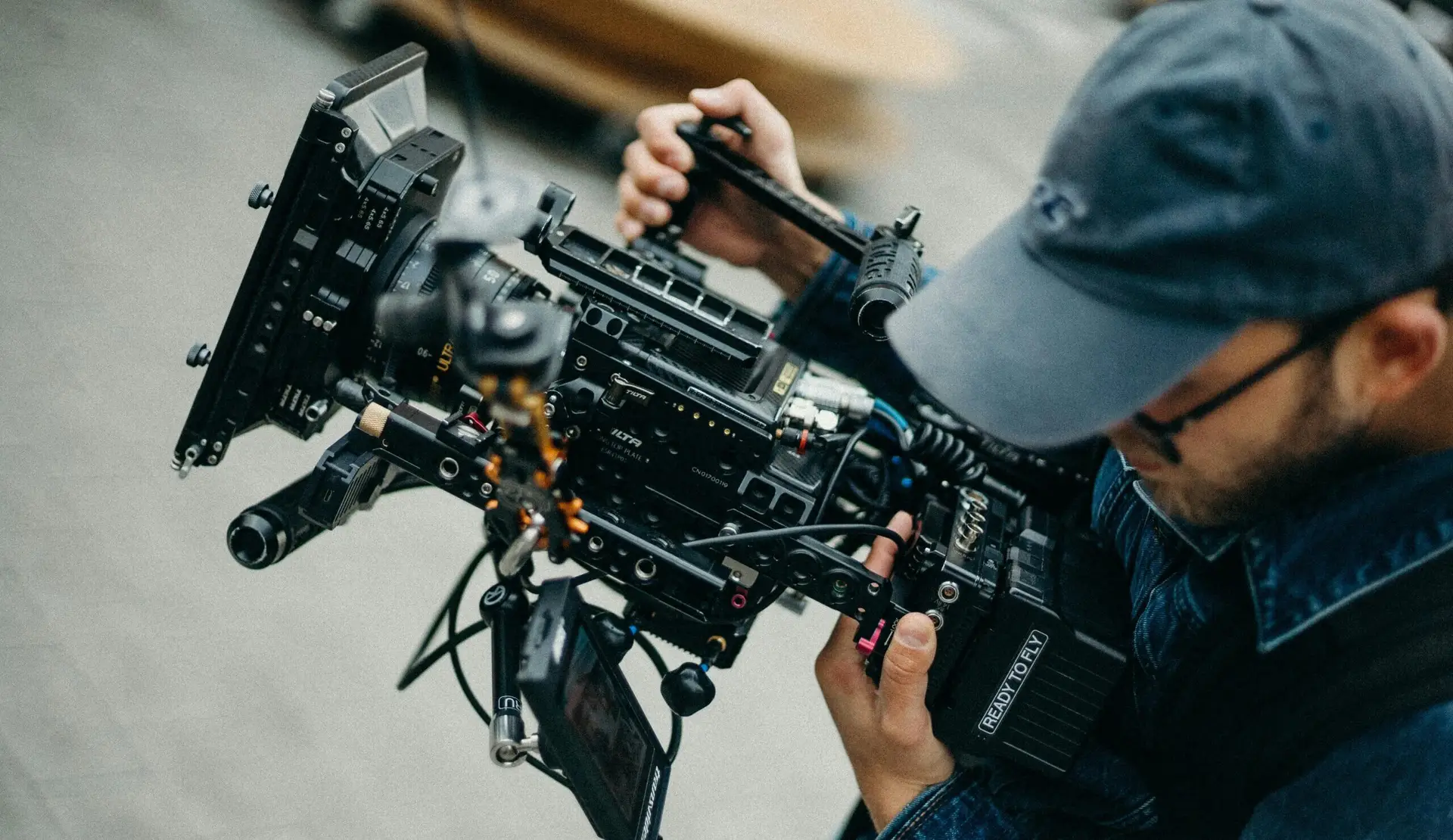 High-end video camera setup for corporate video production in Delhi